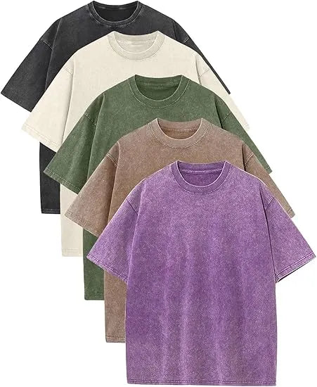 🔥Men's Oversized Vintage Acid-Wash T-Shirt