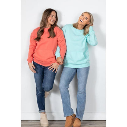 Pigment Dyed Cozy Campfire Crewneck Sweatshir