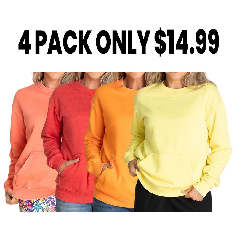 Pigment Dyed Cozy Campfire Crewneck Sweatshir