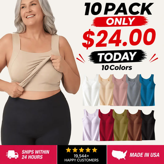 Built-In Comfort Bra Tank Top 🎉