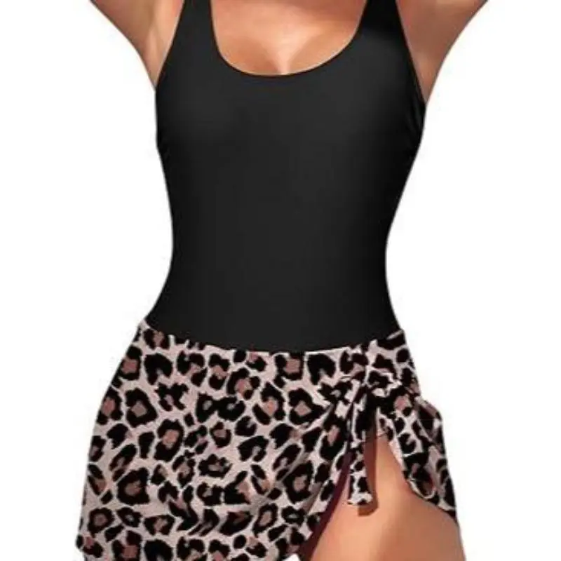 Women's Floral Print Swim Dress mutecho
