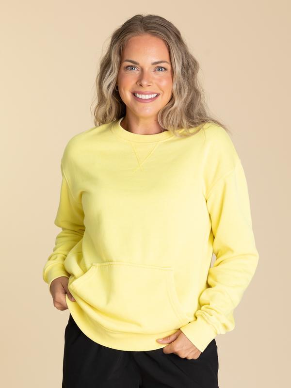 Pigment Dyed Cozy Campfire Crewneck Sweatshir