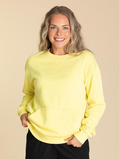 Pigment Dyed Cozy Campfire Crewneck Sweatshir