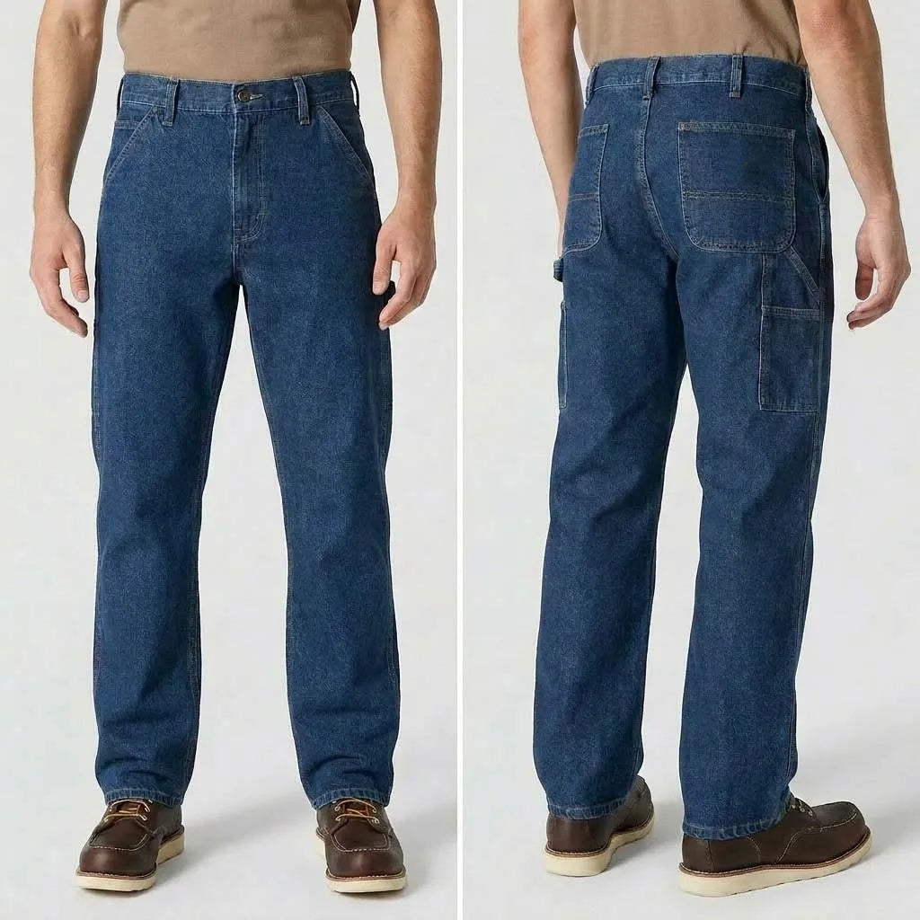 Ends at Midnight ! Men's Flex Relaxed Straight Work Pants Rigby Pant