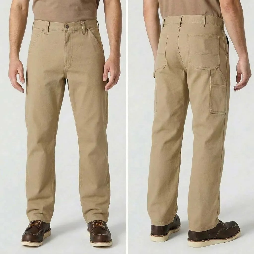 Ends at Midnight ! Men's Flex Relaxed Straight Work Pants Rigby Pant