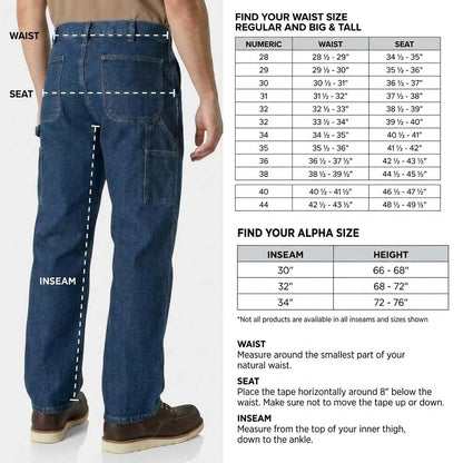 Ends at Midnight ! Men's Flex Relaxed Straight Work Pants Rigby Pant