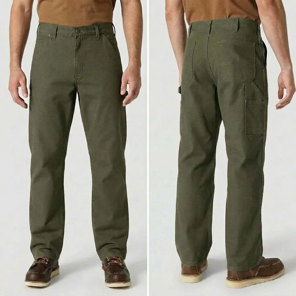 Ends at Midnight ! Men's Flex Relaxed Straight Work Pants Rigby Pant