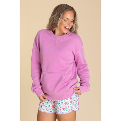 Pigment Dyed Cozy Campfire Crewneck Sweatshir